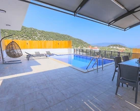 Kaş Belenli'de Benzersiz Deniz Manzaralı, Özel Havuzlu, Lüks Villa - 2