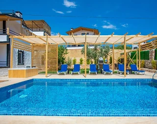 Kaş Bayındır'da Geniş Alan İçerisinde, Özel Havuzlu, Kiralık Villa - 2