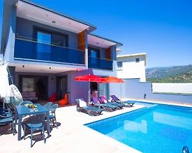 Kaş Bayındır'da Müthiş Doğa Manzaralı, Özel Havuzlu, Kiralık Villa - 2