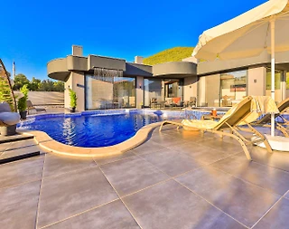 Kaş Belenli'de Doğa İçerisinde, Özel Havuzlu, Jakuzili Lüks Villa - 5