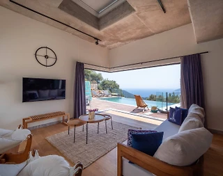 Kaş Belenli'de Muhteşem Manzaralı, Özel Havuzlu, 5+1 Villa - 4