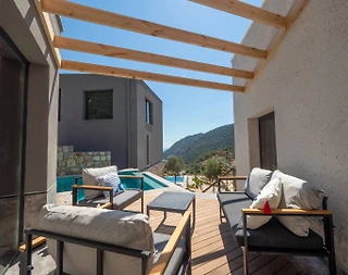 Kaş Belenli'de Tesis İçerisinde, Özel Havuzlu, Lüks Villa - 3