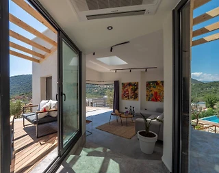 Kaş Belenli'de Tesis İçerisinde, Özel Havuzlu, Lüks Villa - 5