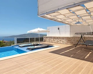 Kaş Bezirgan'da 4 Kişilik, Özel Havuzlu, Modern Tasarımlı Villa - 4