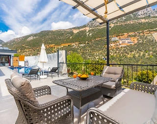 Kaş Bezirgan'da Balayı Çiftlerine Uygun, Özel Havuzlu, Kiralık Villa - 3