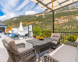 Kaş Bezirgan'da Balayı Çiftlerine Uygun, Özel Havuzlu, Kiralık Villa - 3