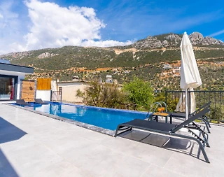 Kaş Bezirgan'da Balayı Çiftlerine Uygun, Özel Havuzlu, Kiralık Villa - 4