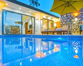 Kaş Kalkan'da Balayı Çiftlerine Uygun, Özel Havuzlu, Romantik Villa - 2