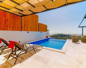 Kaş Bezirgan'da Balayı Çiftlerine Uygun, Özel Havuzlu, Kiralık Villa - 2