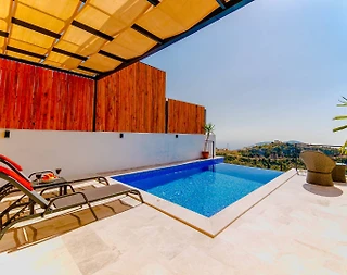 Kaş Bezirgan'da Balayı Çiftlerine Uygun, Özel Havuzlu, Kiralık Villa - 3