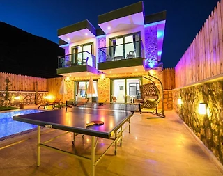 Kaş Bezirgan'da Çekirdek Ailelere Uygun, Özel Havuzlu, 4 Kişilik Villa - 2
