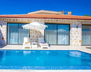 Kaş Bezirgan'da Çekirdek Ailelere Uygun, Özel Havuzlu, Tatil Villası - 5