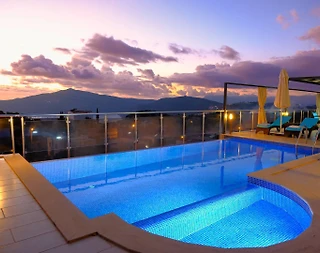 Kaş Bezirgan'da Deniz Manzaralı, Özel Havuzlu, 4+1 Villa - 3