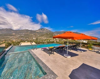 Kaş Bezirgan'da Deniz Manzaralı, Özel Havuzlu, 8 Kişilik Villa - 4