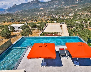 Kaş Bezirgan'da Deniz Manzaralı, Özel Havuzlu, 8 Kişilik Villa - 5
