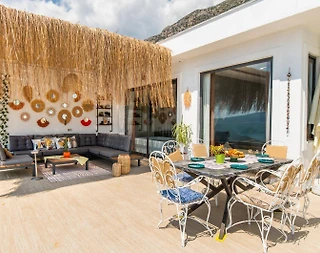 Kaş Bezirgan'da Deniz Manzaralı, Özel Havuzlu, Balayı Villası - 5