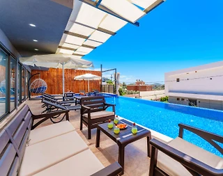 Kaş Bezirgan'da Deniz Manzaralı, Özel Havuzlu, Hamamlı, Lüks Villa - 5