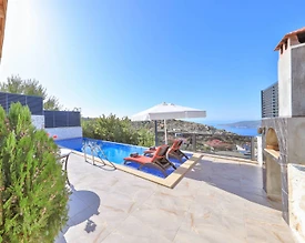 Kaş Bezirgan'da Deniz Manzaralı, Özel Havuzlu, Jakuzili, Lüks Villa - 3
