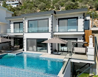 Kaş Bezirgan'da Deniz Manzaralı, Özel Havuzlu, Jakuzili, Lüks Villa - 1