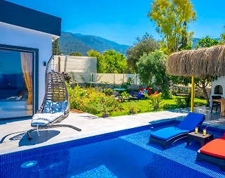 Kaş Bezirgan'da Deniz Manzaralı, Özel Havuzlu, Jakuzili, Lüks Villa - 1