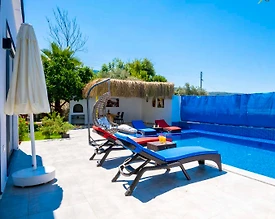 Kaş Bezirgan'da Deniz Manzaralı, Özel Havuzlu, Jakuzili, Lüks Villa - 2
