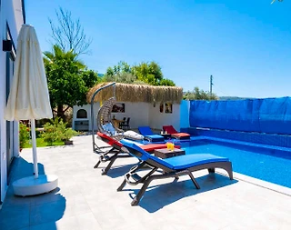 Kaş Bezirgan'da Deniz Manzaralı, Özel Havuzlu, Jakuzili, Lüks Villa - 2