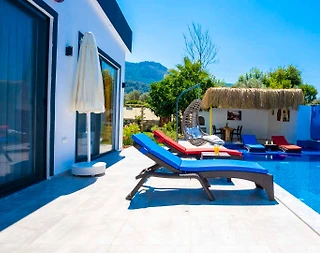 Kaş Bezirgan'da Deniz Manzaralı, Özel Havuzlu, Jakuzili, Lüks Villa - 3