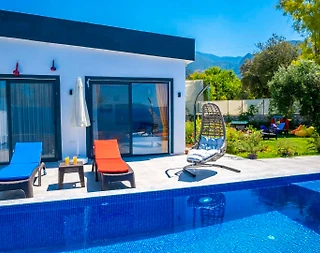 Kaş Bezirgan'da Deniz Manzaralı, Özel Havuzlu, Jakuzili, Lüks Villa - 5