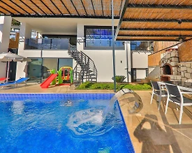 Kaş Bezirgan'da Deniz Manzaralı, Özel Havuzlu, Lüks Balayı Villası - 3