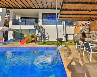 Kaş Bezirgan'da Deniz Manzaralı, Özel Havuzlu, Lüks Balayı Villası - 3