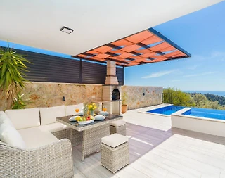 Kaş Bezirgan'da Deniz Manzaralı, Özel Havuzlu, Lüks Villa - 5