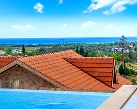 Kaş Bezirgan'da Enfes Deniz Manzaralı, Özel Havuzlu, Taş Villa - 2