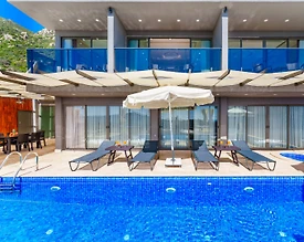 Kaş Bezirgan'da Deniz Ve Doğa Manzaralı, Özel Havuzlu, Lüks Villa - 2