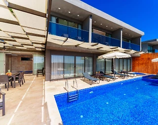 Kaş Bezirgan'da Deniz Ve Doğa Manzaralı, Özel Havuzlu, Lüks Villa - 4