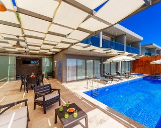 Kaş Bezirgan'da Deniz Ve Doğa Manzaralı, Özel Havuzlu, Lüks Villa - 5