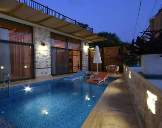 Kaş Bezirgan'da Doğa İçerisinde, Özel Havuzlu, Konforlu Villa - 5