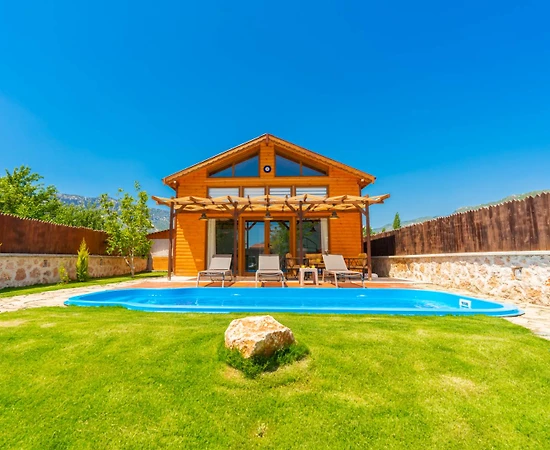 Kaş Bezirgan'da Doğa İçinde, Özel Havuzlu, Balayı Villası - 1