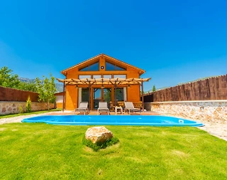 Kaş Bezirgan'da Doğa İçerisinde, Özel Havuzlu, Balayı Villası - 1