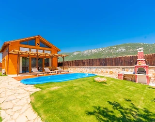 Kaş Bezirgan'da Doğa İçerisinde, Özel Havuzlu, Balayı Villası - 2