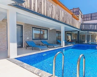 Kaş Bezirgan'da Doğa İle İç İçe, Isıtmalı Havuzlu, 4 Kişilik Villa - 3