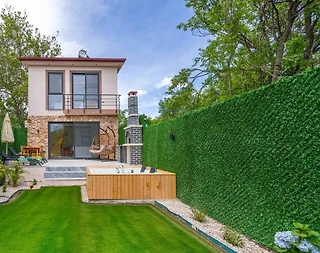 Kaş Bezirgan'da Doğa İle İç İçe, Jakuzili, Benzersiz Tatil Villası - 1