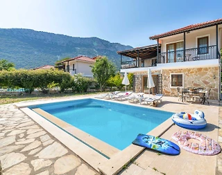 Kaş Bezirgan'da Doğa İle İç İçe, Özel Havuzlu, Kiralık Villa - 5