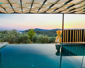 Kaş Bezirgan'da Doğa Manzaralı, Özel Havuzlu, Balayı Villası - 3