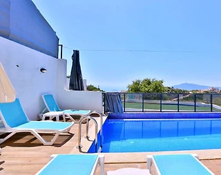 Kaş Bezirgan'da Doğa Manzaralı, Özel Havuzlu, Jakuzili Villa - 4