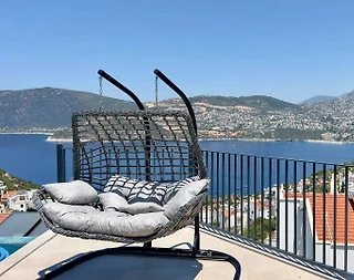 Kaş Bezirgan'da Doğayla Baş Başa, Özel Havuzlu, 3+1 Villa - 5