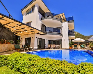 Kaş Bezirgan'da Enfes Deniz Manzaralı, Özel Havuzlu, 8 Kişilik Villa - 2