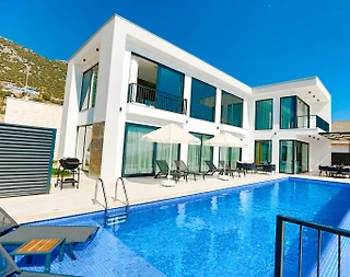 Kaş Bezirgan'da Enfes Deniz Manzaralı, Sonsuzluk Havuzlu, Lüks Villa - 1