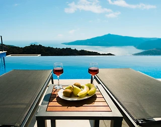 Kaş Bezirgan'da Enfes Deniz Manzaralı, Sonsuzluk Havuzlu, Lüks Villa - 2