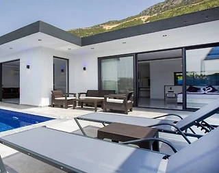 Kaş Bezirgan'da Enfes Doğada, Özel Havuzlu ve Jakuzili, Balayı Villası - 5