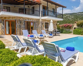Kaş Bezirgan'da Enfes Doğanın Ortasında, Özel Havuzlu, Kiralık Villa - 2